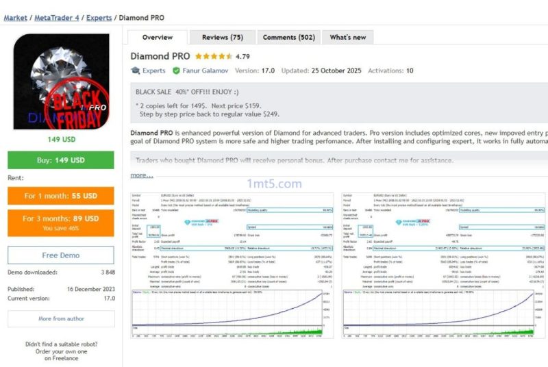 Diamond PRO V14.0-EA交易综合站