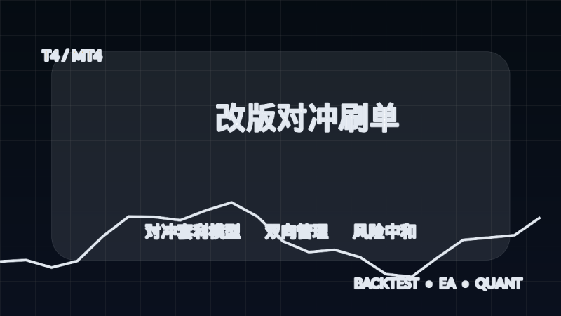 tTSO改版对冲刷单 T4-EA交易综合站