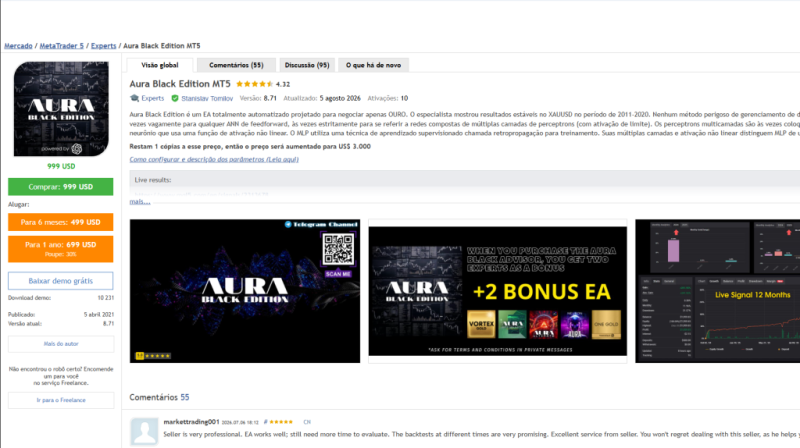 Aura Black Edition v8.71 MT5-EA交易综合站