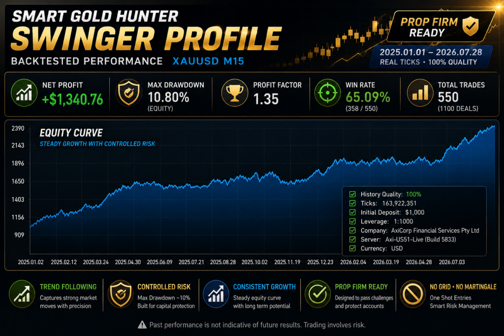 Smart Gold Hunter v2.0源码-EA交易综合站